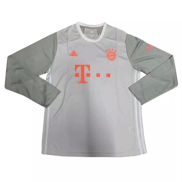 Camiseta Bayern Munich Segunda Equipación ML 2020-2021 Blanco